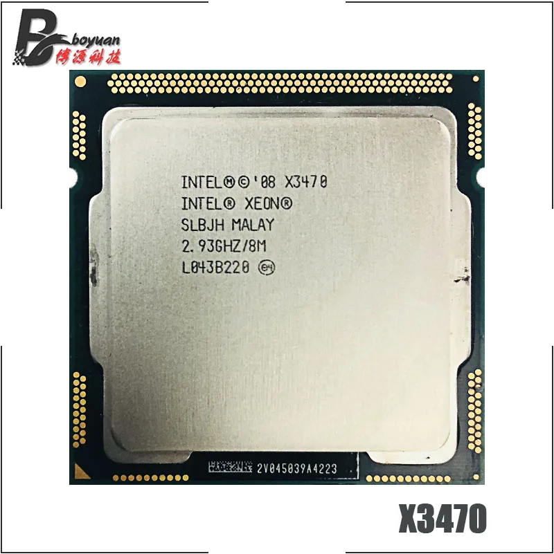 Четырехъядерный процессор Intel Xeon X3470 2 933 ГГц 95 Вт 8 Мб LGA 1156|Процессоры| |