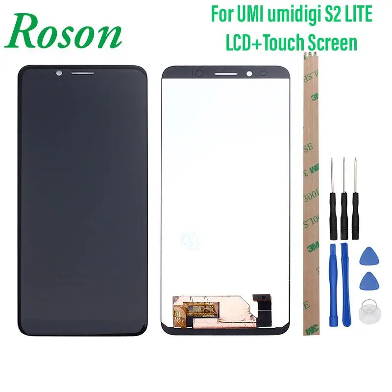 Roson для UMI umidigi S2 llte F602517VA ЖК дисплей Дисплей и Сенсорный экран + рамка Digitizer Замена
