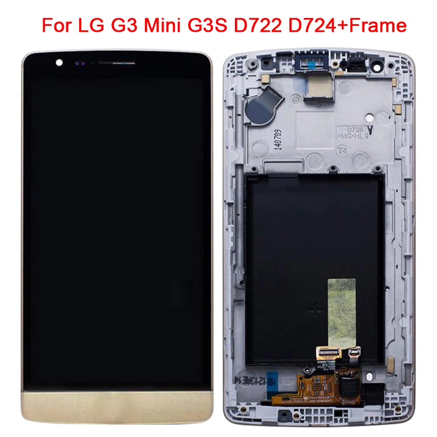 Сменные детали ЖК дисплей для LG G3 Mini D722 D724 D725 D728 D729 IS660 сенсорный экран дигитайзер