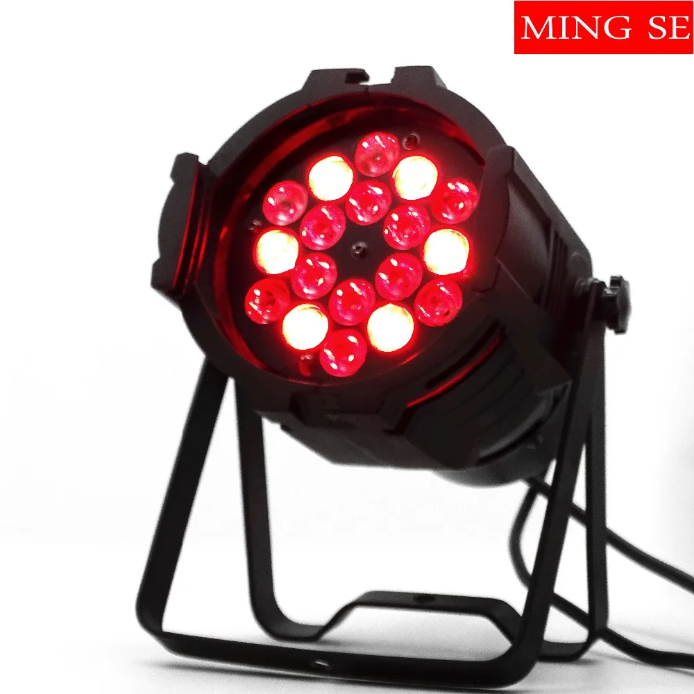 18 штук 18x3w Aluminu светодиодный сценический светильник RGB LED Par проектор с DMX512 Master Slave