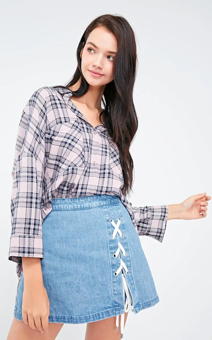 Vero Moda Новая женская Свободная рубашка с открытыми плечами и завязками на спине с завязками на 3/4 рукавом | 318331517
