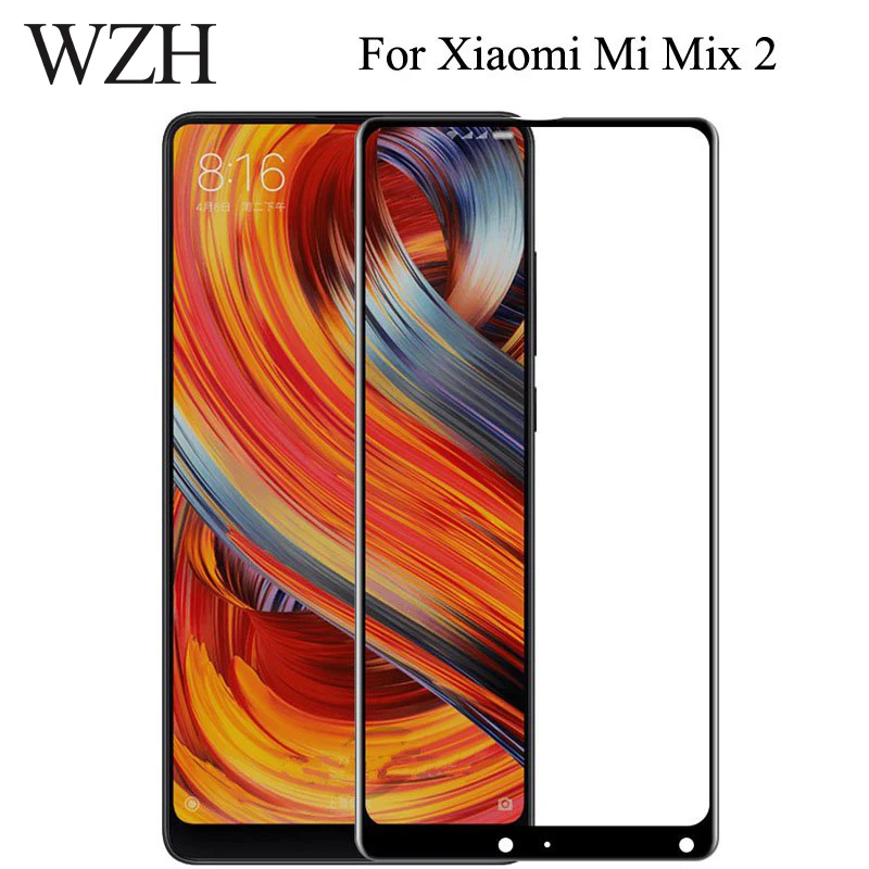 5D Защита экрана для Xiaomi Mi Mix 2 9H закаленное стекло с гальваническим покрытием