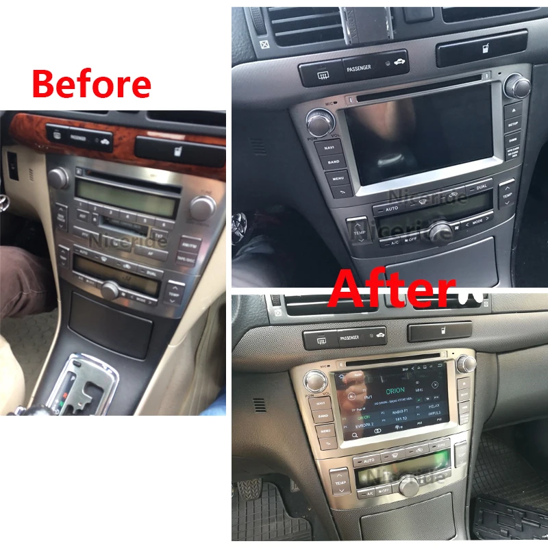 Автомобильный DVD плеер на Android 9 0 с GPS навигацией для Toyota Avensis 2002 2008 T25