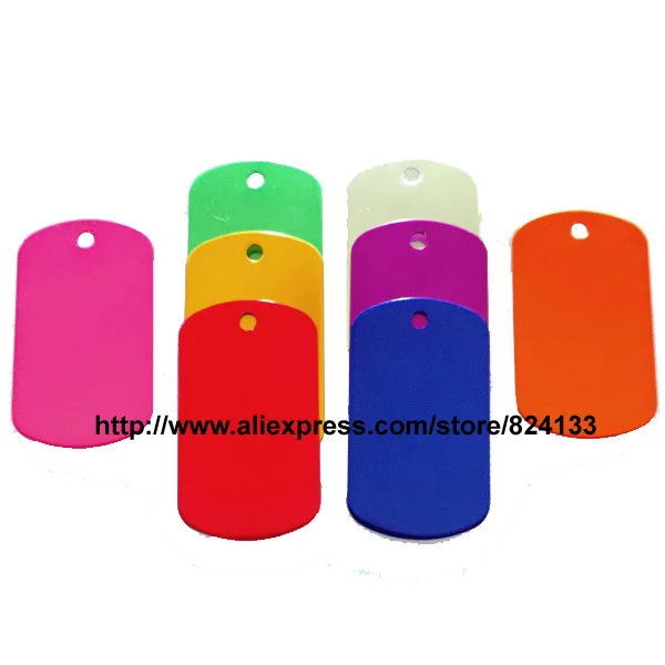 Бесплатная доставка 2019 США Военные собачьи бирки анодированные алюминиевые для