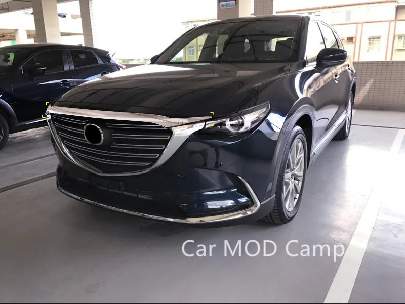 Для Mazda CX 9 CX9 2016 2017 2018 2019 ABS хромированная крышка передней головки двигателя