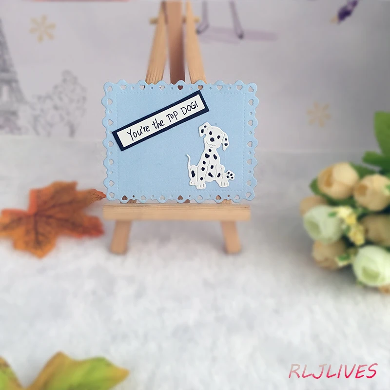 

RLJLIVES Dog Metal Cutting Dies Stencils for DIY Scrapbooking Stamp/photo album Decorative Embossing DIY Paper Cards