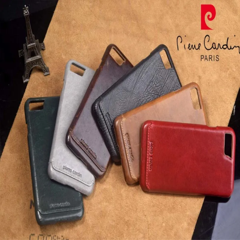 Чехол для телефона Pierre Cardin из 2020 натуральной кожи Apple iPhone 8 7 Plus Чехлы Новое