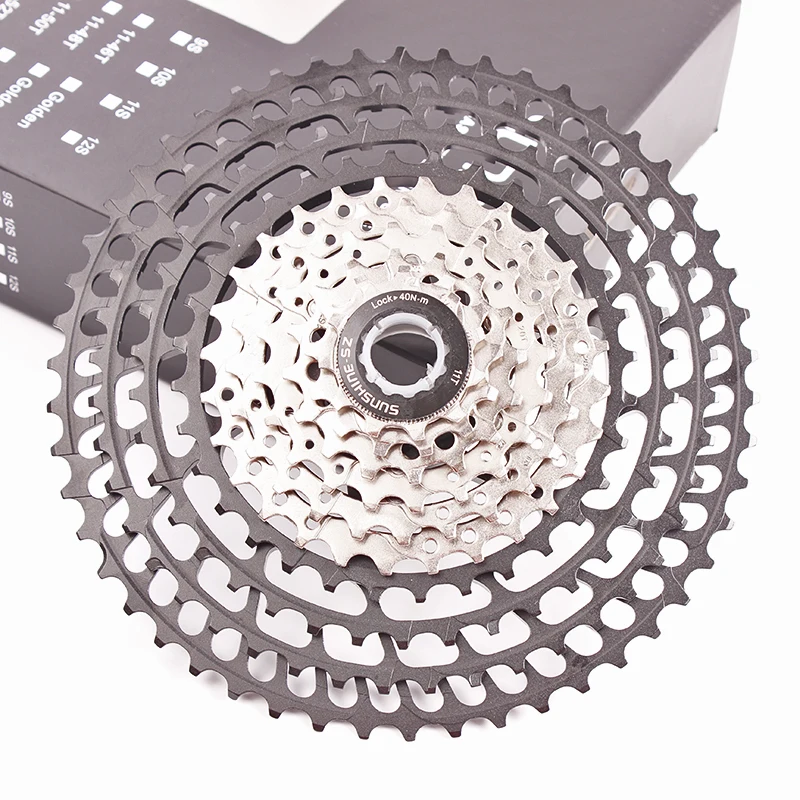 SUNSHININE-SZ 10 скоростью 11-46/50T механизм трещотки для велосипеда MTB горный велосипед кассета 33 скорость Большой маховик