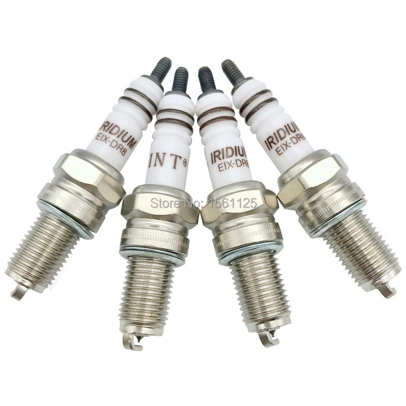 4 шт./лот Иридиевый мотоциклетный Свеча зажигания EIX-DR8 для DPR8EIX-9 DPR8EA-9 DR8EIX DR8EA DR8EGP IX24 IX24B X24ESRZ-U X24ESZU9 R6G A6GC