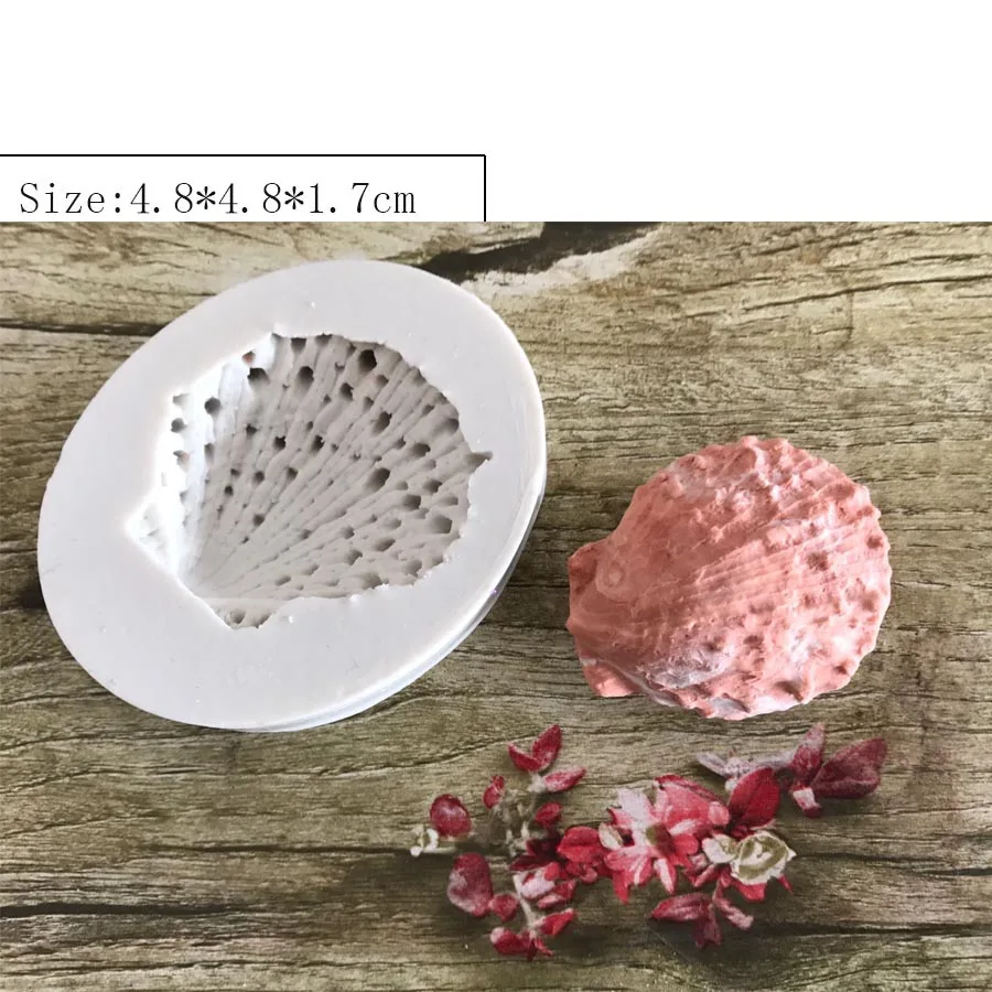 DIY Sea Shell Conch силиконовые формы для торта инструменты украшения тортов из мастики