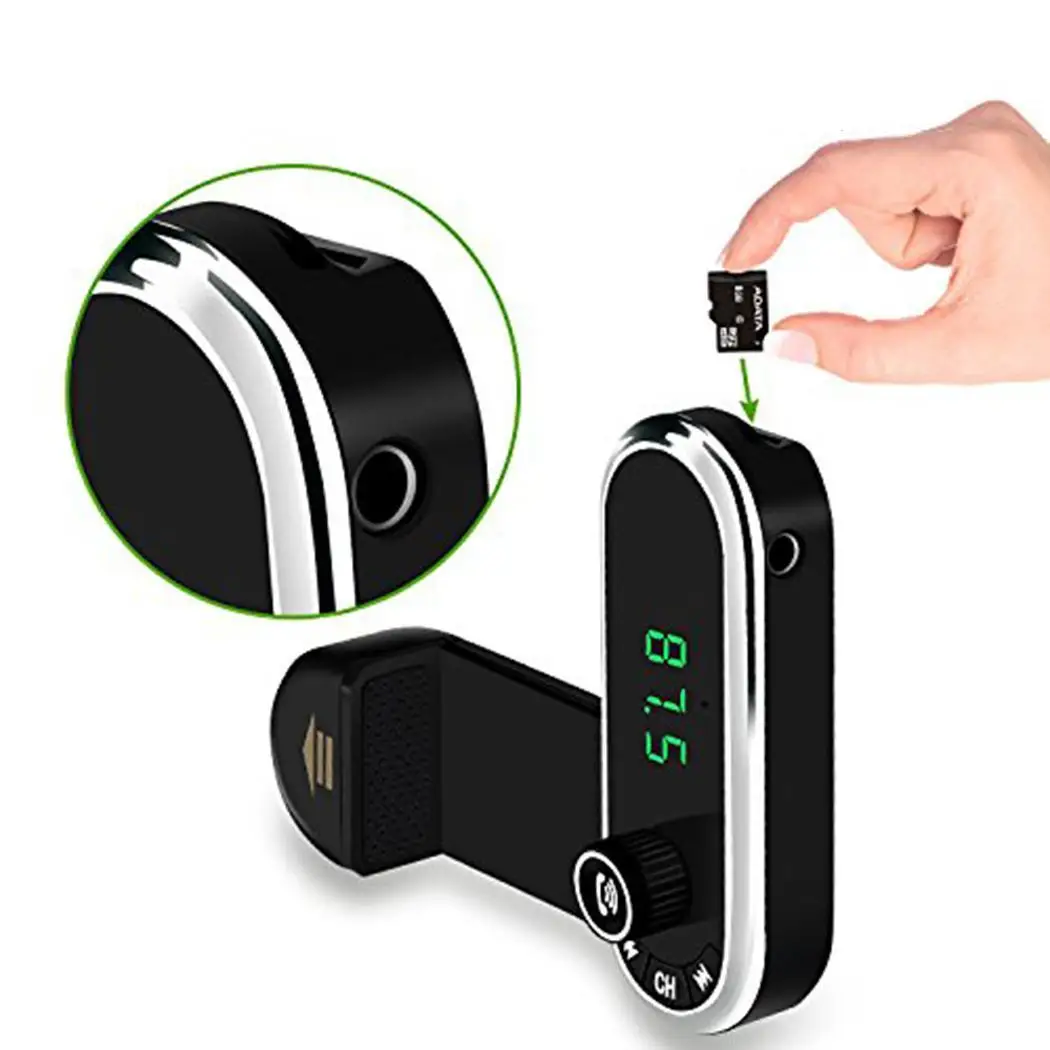 Автомобильный MP3 плеер Bluetooth Hands free fm передатчик Многофункциональный 5 м mp3/WMA