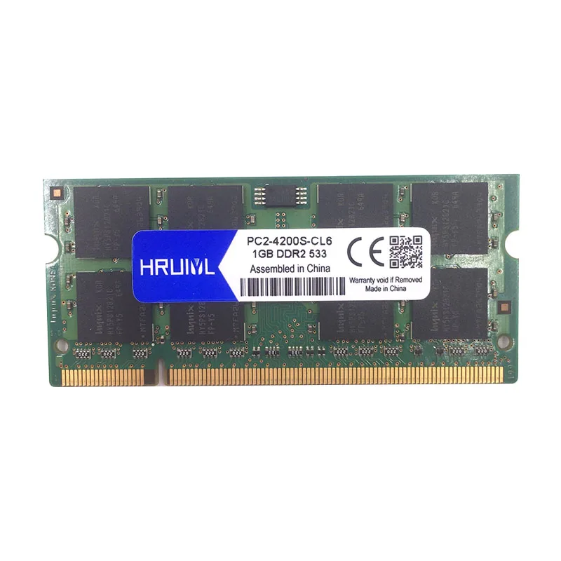 HRUIYL DDR2 1GB 2GB PC2 4200S DDR 2 533 Mhz 1G 2G 4200 Sodimm память для ноутбука RAM Memoria DIMM|Оперативная