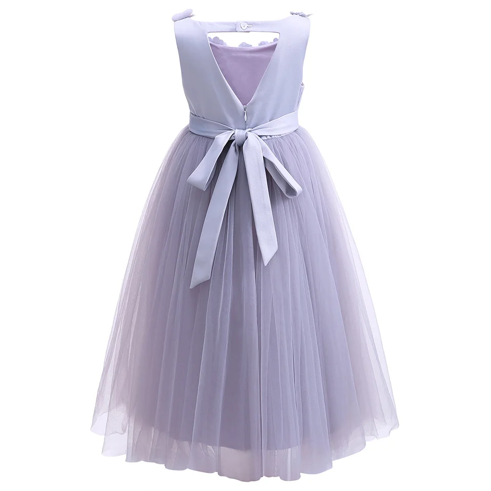 Cutestyles вечерние платья для детей цветочные без рукавов подружки невесты с