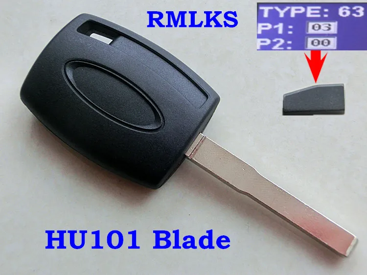 RMLKS 5 шт./лот Новый необработанный сменный ключ зажигания 80 бит 4D63 Автомобильный с