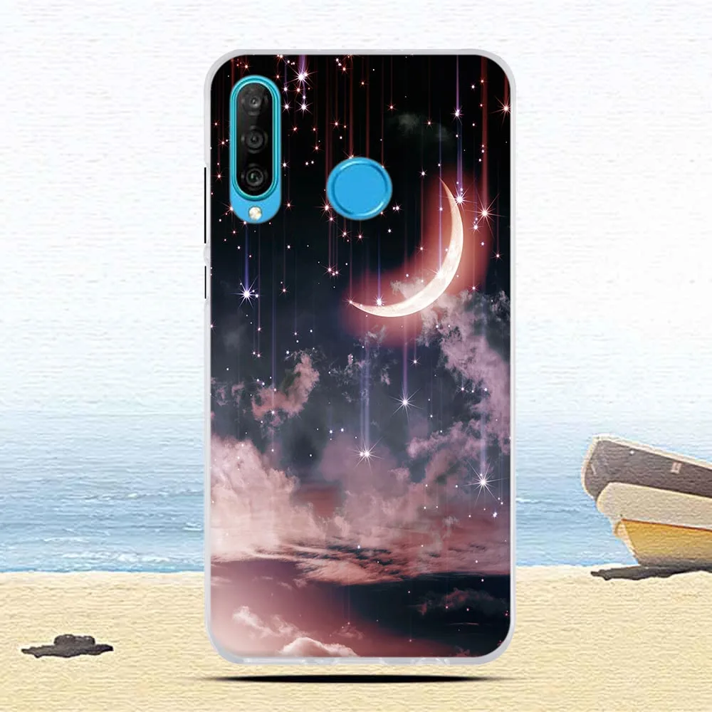 Силиконовый чехол для huawei P30 Lite, чехол, мягкий ТПУ бампер, милый рисунок кошки, задняя крышка для huawei P30 Lite, 6,2 дюймов, чехол для телефона - Цвет: 14