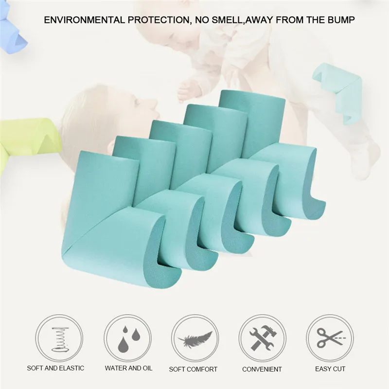 

4Pcs Soft Baby Safe Corner Table Desk Corner Guard Child Safety Edge Guards For Baby Kids Protection Drop shipping FZH