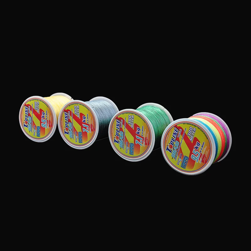 Мультифиламентная рыболовная леска 0 3 мм плетеный шнур из полиэтилена 4 лески 300 м