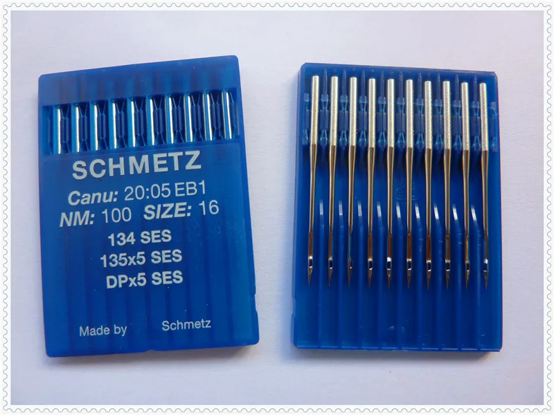 Иглы для швейной машинки SCHMETZ DPx5 SES 135x5 134 20 шт./лот промышленных швейных машин с