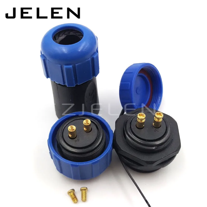 SP21 не требует сварки водонепроницаемая штепсельная розетка 2 контактный разъем