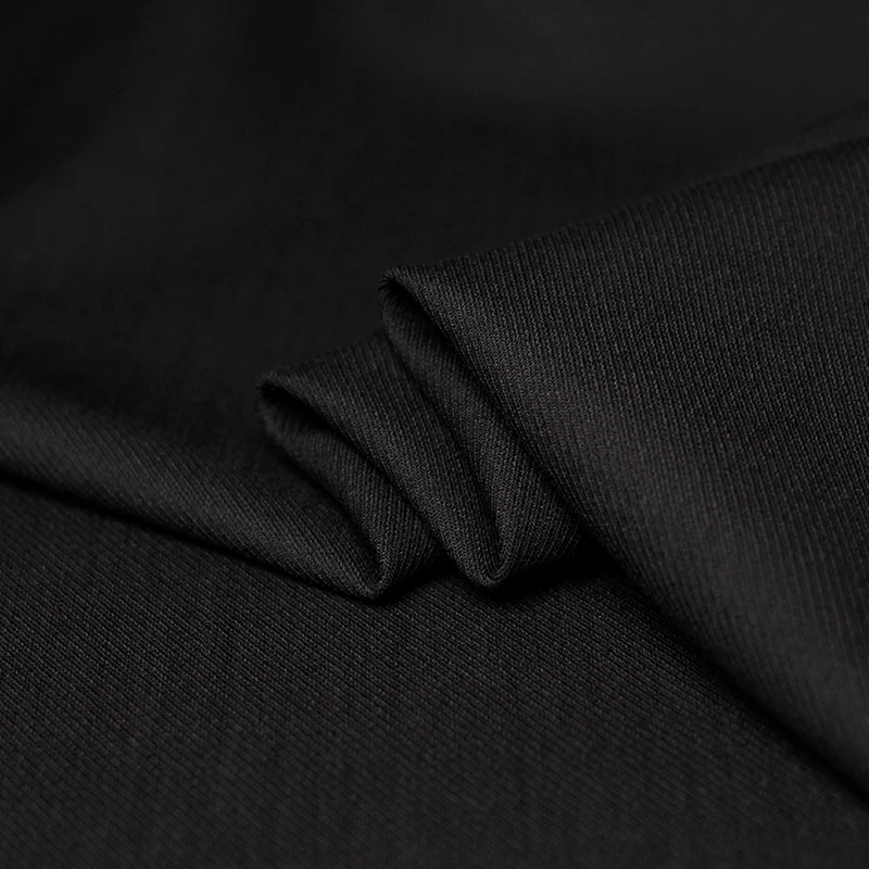 Черный двухсторонний шерстяной и льняной искусственный Осенний жилет Pearlsilk