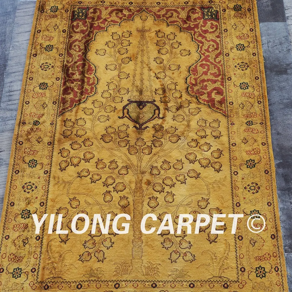 YILONG 2 5 'x 4' ручной работы персидский старый ковер турецкий Восточный Древо