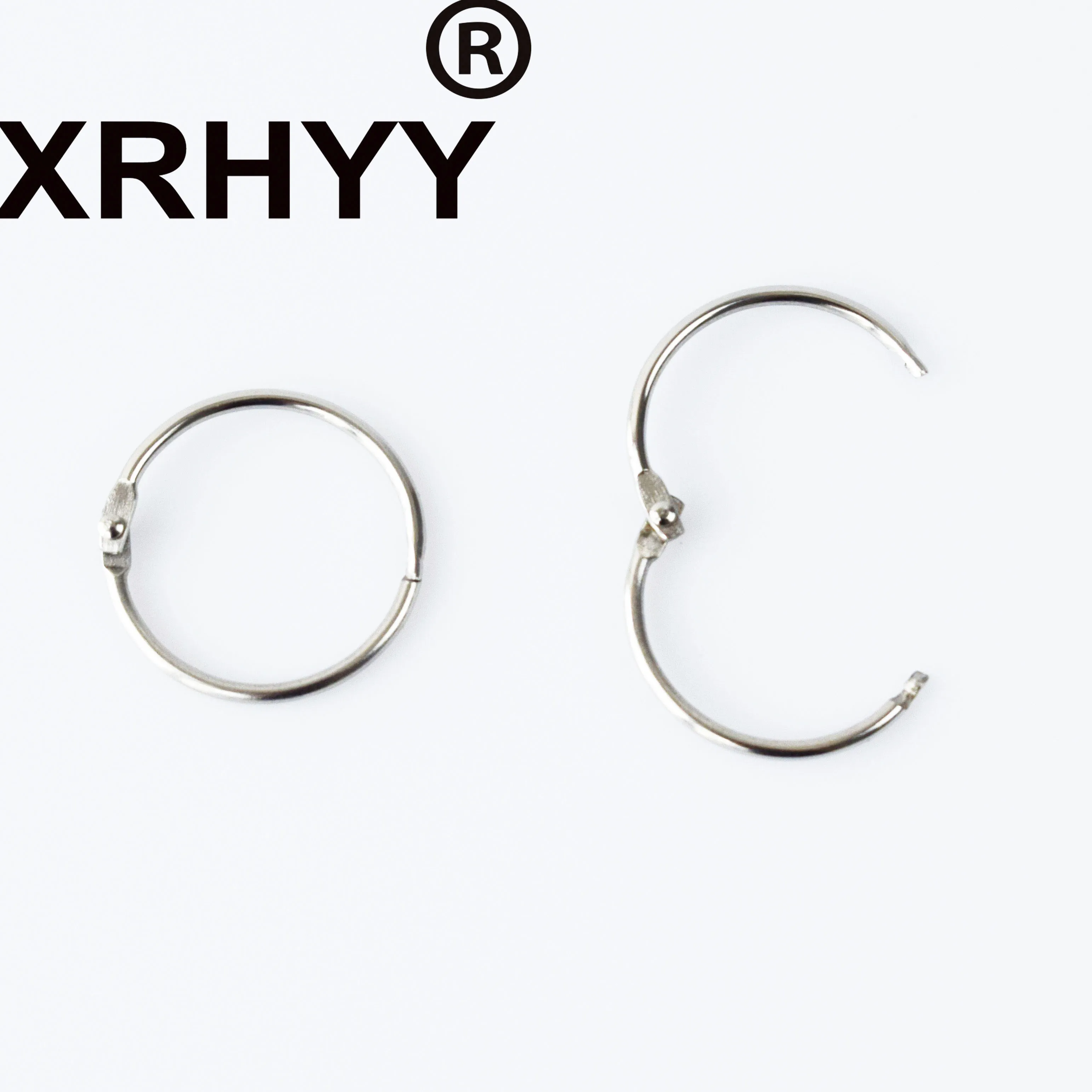 XRHYY Упаковка из 20 штук 50 мм металлический Серебряный альбом фото Бумажная книга