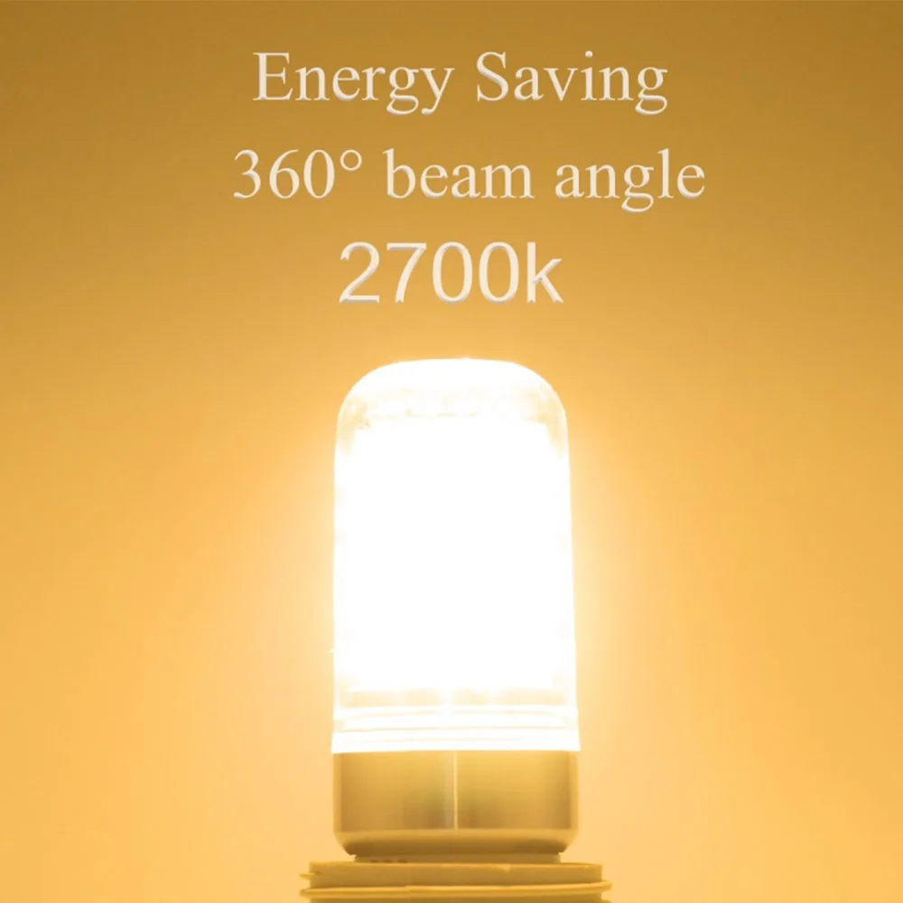 E27 E14 Светодиодная лампа AC 220 В SMD5730 светодиодсветодиодный лампа-кукуруза 69/48/36/24