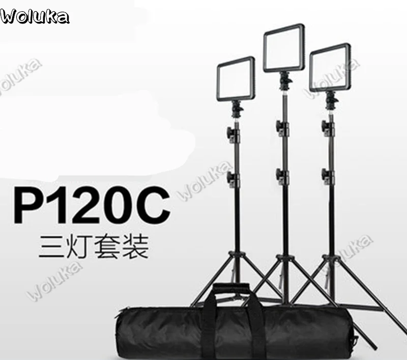 Godox Светодиодная лампа для фотосъемки внешняя три лампы Набор якорь видео