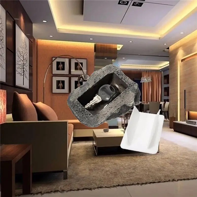 Ключевой Сейф тайник полый секретный Скрытая забавные мутная рок-н-футляр с