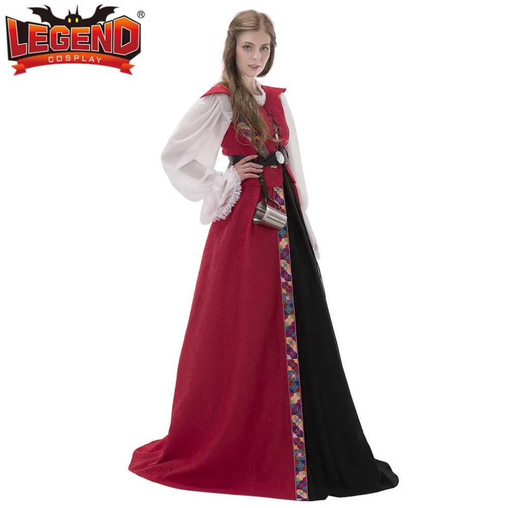 Винтажное средневековое платье Ренессанс 18 го века гражданская война