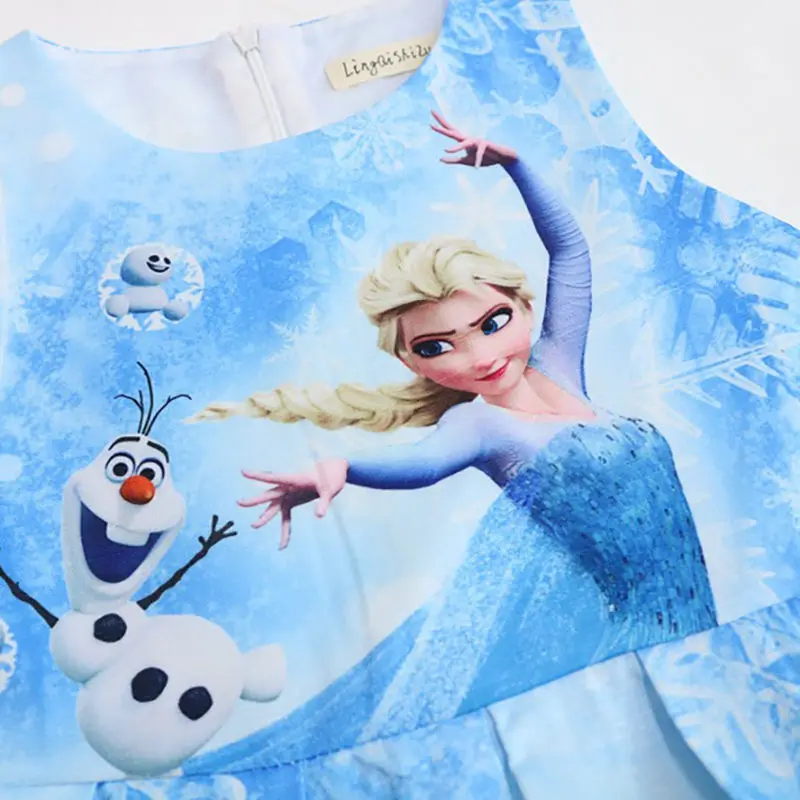 Лидер продаж платья для девочек летнее платье без рукавов От 3 до 7 лет