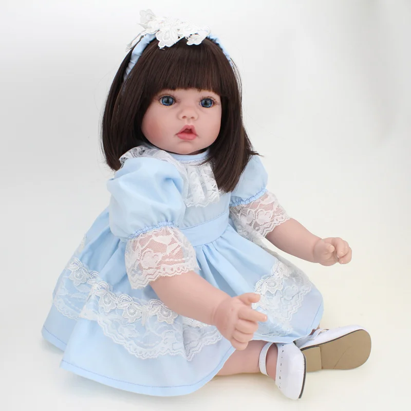 NPKDOLL Baby Reborn 55 см Силиконовые Игрушки для маленьких девочек развивающие куклы принцессы реалистичные виниловые Детские куклы подарок на Рождество