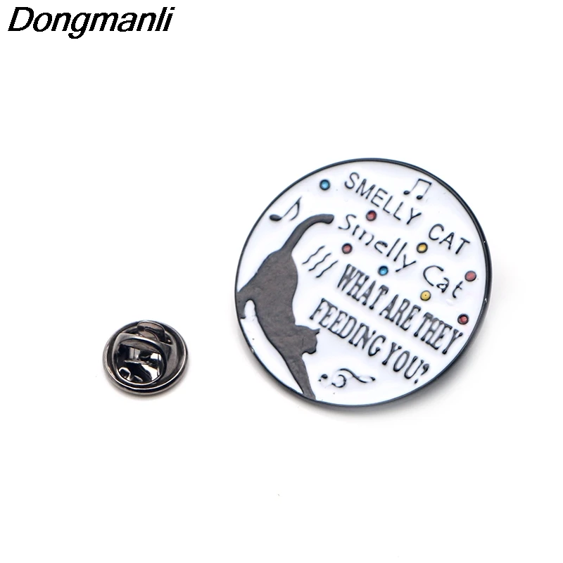 P3271 Dongmanli друзья ТВ шоу вонючий кот что они кормят вас эмалевые булавки ювелирное