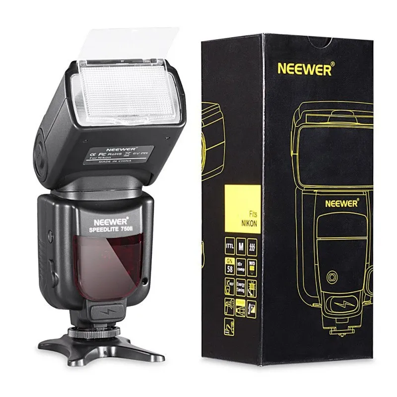 Neewer VK750 II i-ttl Speedlite вспышка с ЖК-дисплеем для Nikon D7100 D7000 D5300 D5200 D700 D600 D90 D80 D80 цифровая зеркальная камера