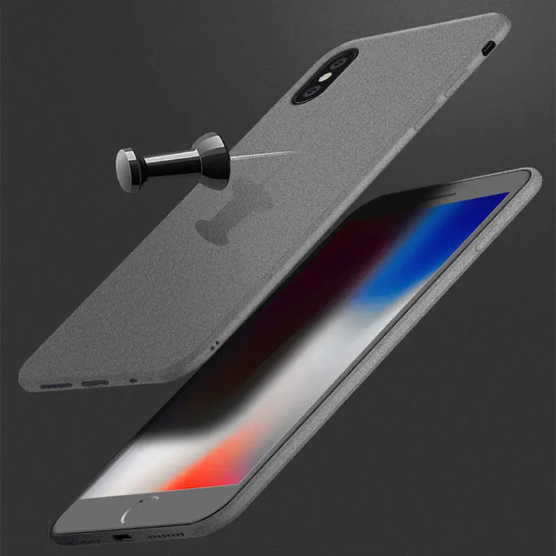 Для iPhone 12 Mini 11 Pro XS Max XR X 8 7Plu тонкий песчаник Матовый Мягкий Силиконовый