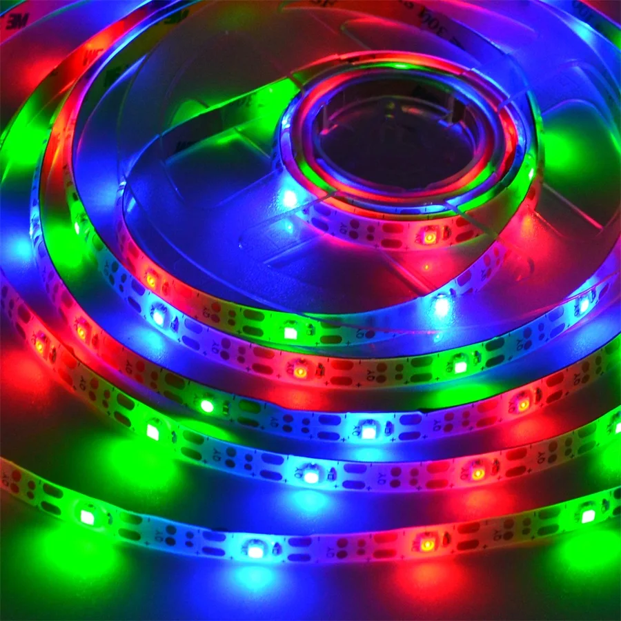 3M SMD2835 RGB Солнечная Светодиодная лента, Водонепроницаемая IP65 Солнечная лампа, 3 режима освещения, лента для наружного освещения, украшение