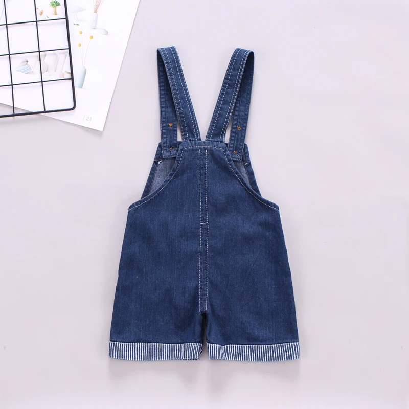 

DIIMUU New Arrivel Baby Clothing Summer Shorts Overalls Cartoons Casual Printing Denim Jumpsuits Kids Clothes Suspender Pants