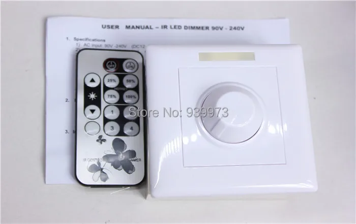 110V 220V 300W 8A ИК Затемнения инфракрасный пульт дистанционного управления 220 V-240 V светодиодный диммер для Светодиодный светильник Точечный светильник 200 Вт с ИК-контроллер