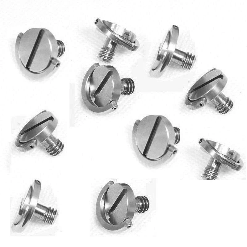 10pcs Camera Tripod Captive 1/4 Inch Folding D-Ring Adapter Screw Cam Monopod Quick Release Plate for | Инструменты