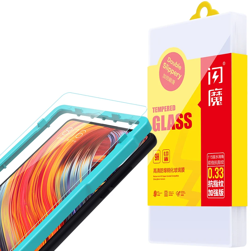 Закаленное стекло SmartDevil 2.5D cuverd 9H для xiaomi Mix2 мобильный телефон защитная пленка