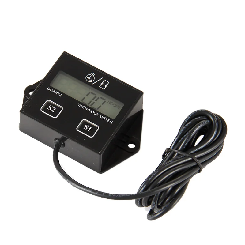 Цифровой портативный водостойкий тахометр с подсветкой счетчик оборотов в