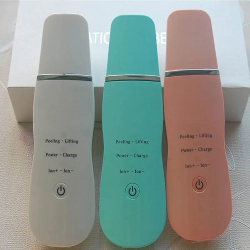 Ультразвуковой аппарат для чистки лица скребок кожи вибрационный массажер