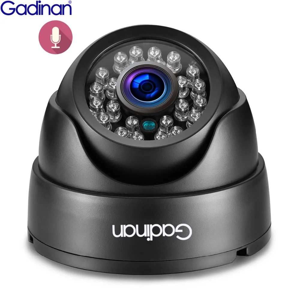 IP камера Gadinan с аудиовходом 3 Мп 2304x1296 2 1080P 8 мм микрофон широким обзором P2P|Камеры