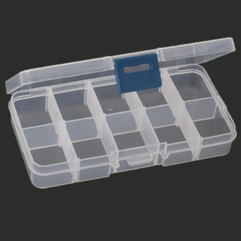 Прозрачная пластиковая шкатулка для хранения ювелирных изделий 10