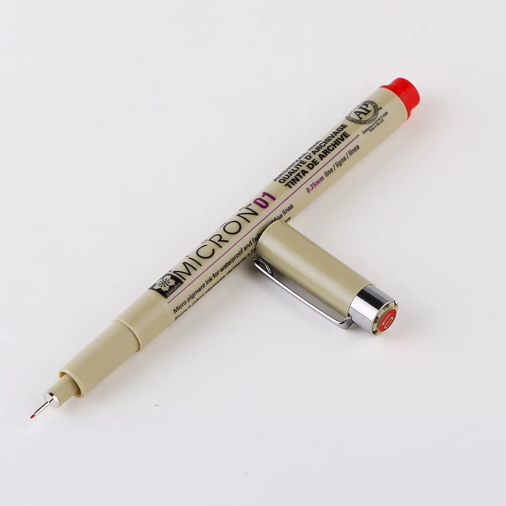 Sakura Pigma Micron 005 набор ручек с тонкой линией 0,2 мм для черчения манга 7 цветов на выбор товары для рукоделия
