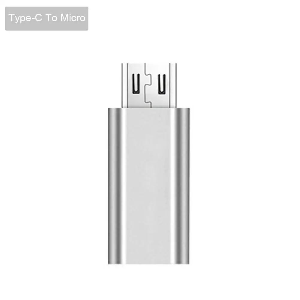 Android 1/2 шт./лот ABS Тип с портом типа C OTG адаптер для Apple iPhone Micro USB C адаптер-преобразователь для телефонов на базе Android с Bluetooth зарядки обмен данніми - Цвет: Android
