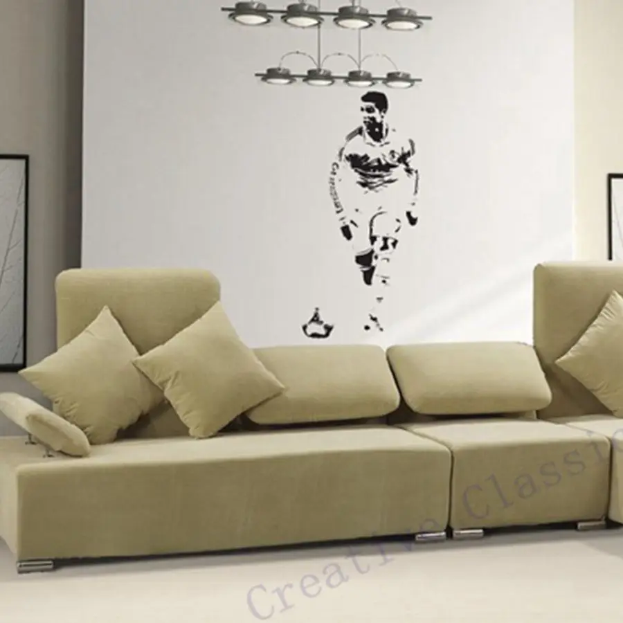 Бесплатная доставка наклейка на стену Криштиану Роналду CR7 для футбола украшение