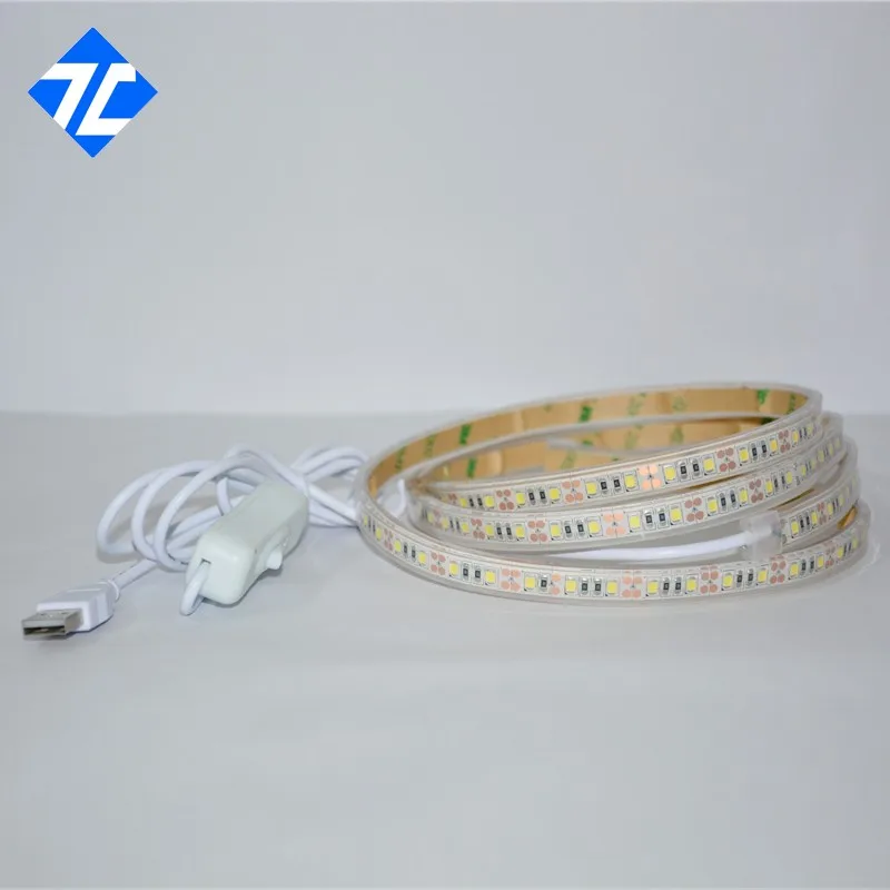 Бесплатная доставка 1 шт. 5 м IP65 Водонепроницаемый DC5V СВЕТОДИОДНЫЕ полосы света +