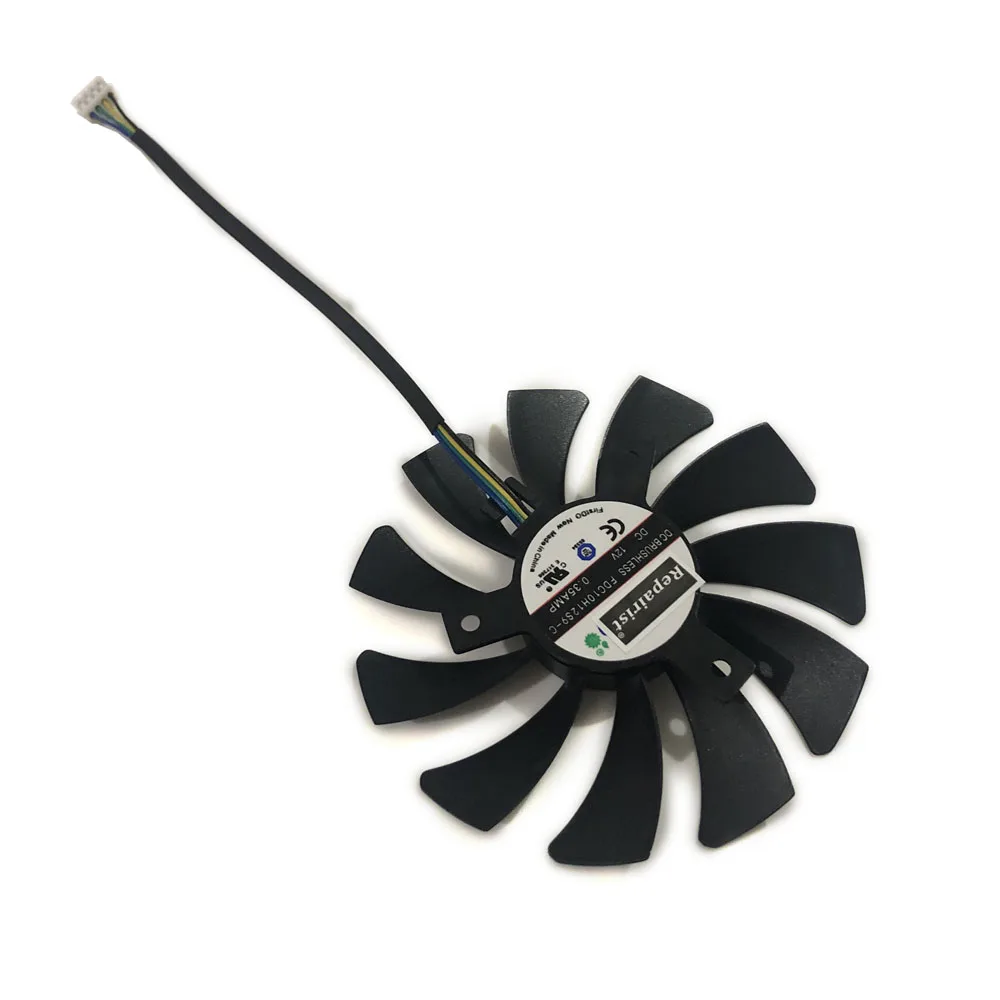 R9nano Вентилятор охлаждения графической карты VGA Охладитель Для sappire zotac his Radeon R9