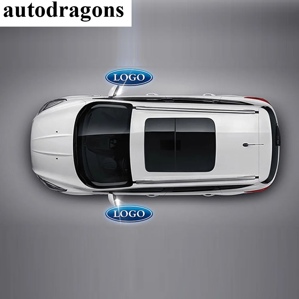 Автостайлинг autodragon боковое зеркало заднего вида лужайка светильники призрак